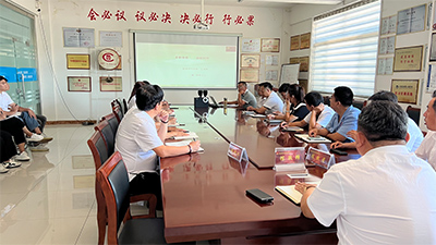 市司法局原法律中心主任丁凤林到山东鲁磁工业科技有限公司开展普法讲座