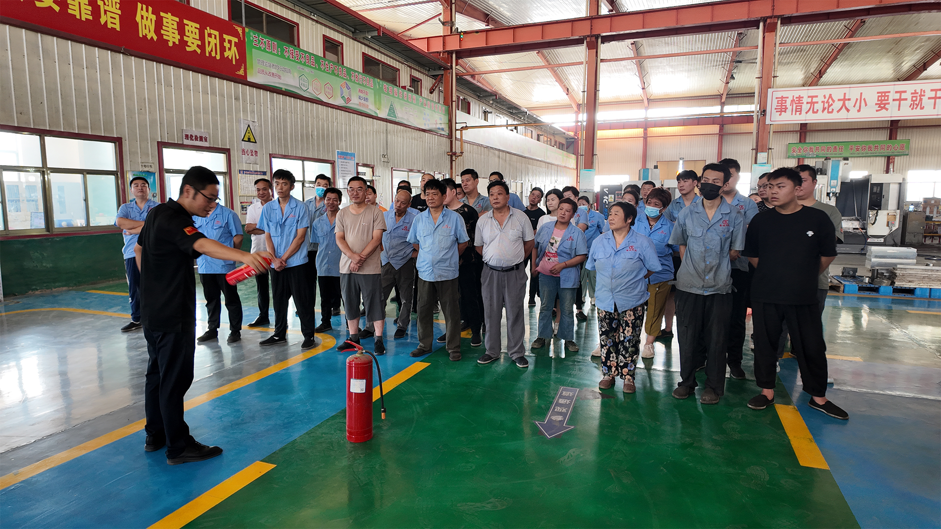 安全与责任同行—山东鲁磁工业科技开展消防知识学习活动